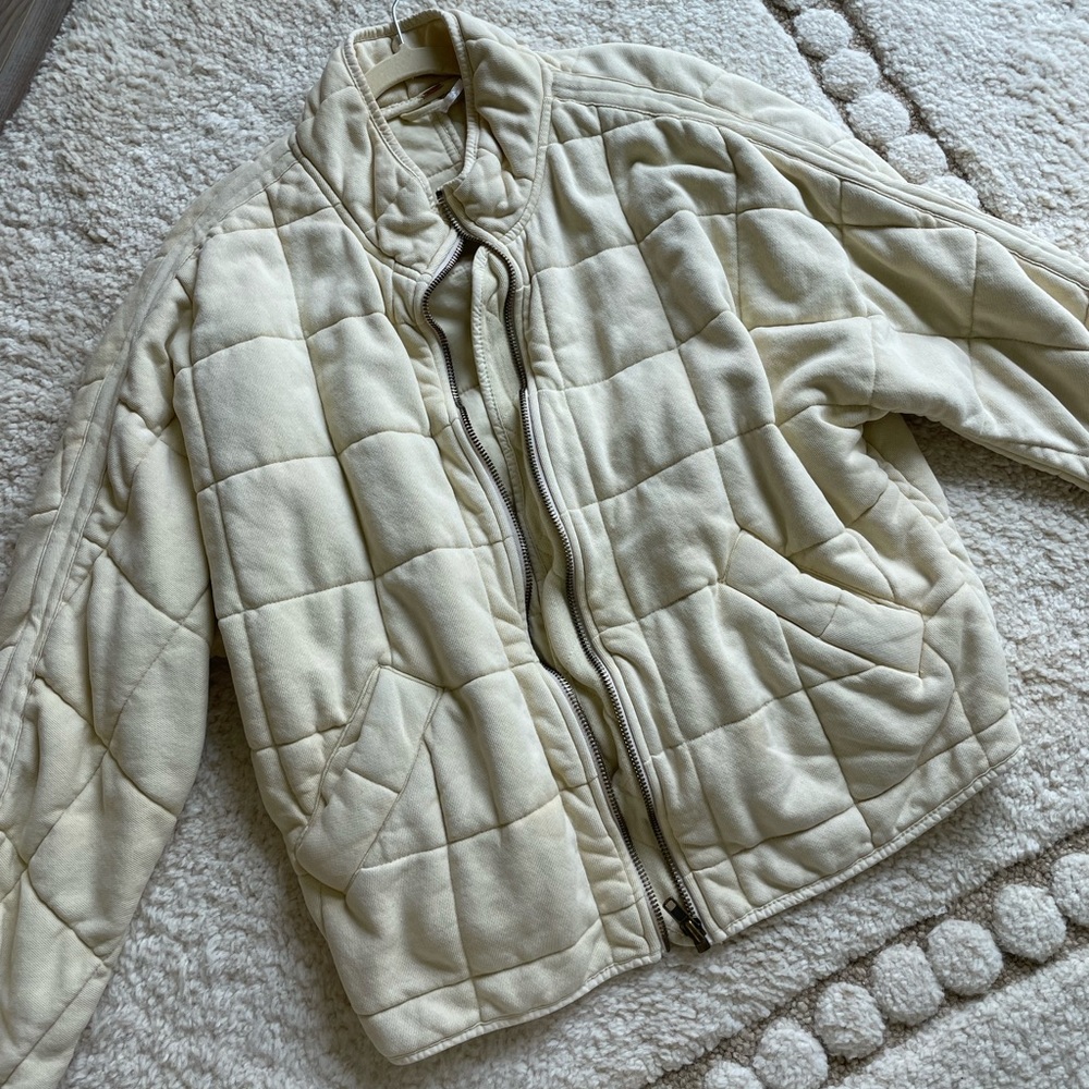 Free people quilted dolman jacket